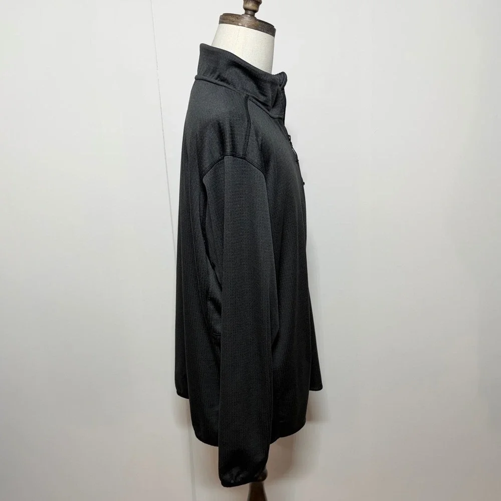 Columbia Pullover Mens 3X Charcoal 1/2 Zip Omni-Wick Park View‎ Fleece Thumbhole